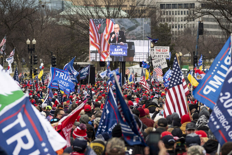 Giuliani spoke at the January 6 rally for Trump supporters that eventually led to the storming of the Capitol building.