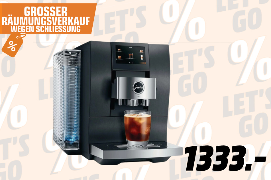 Jura-Kaffeevollautomat für 1.333 Euro.