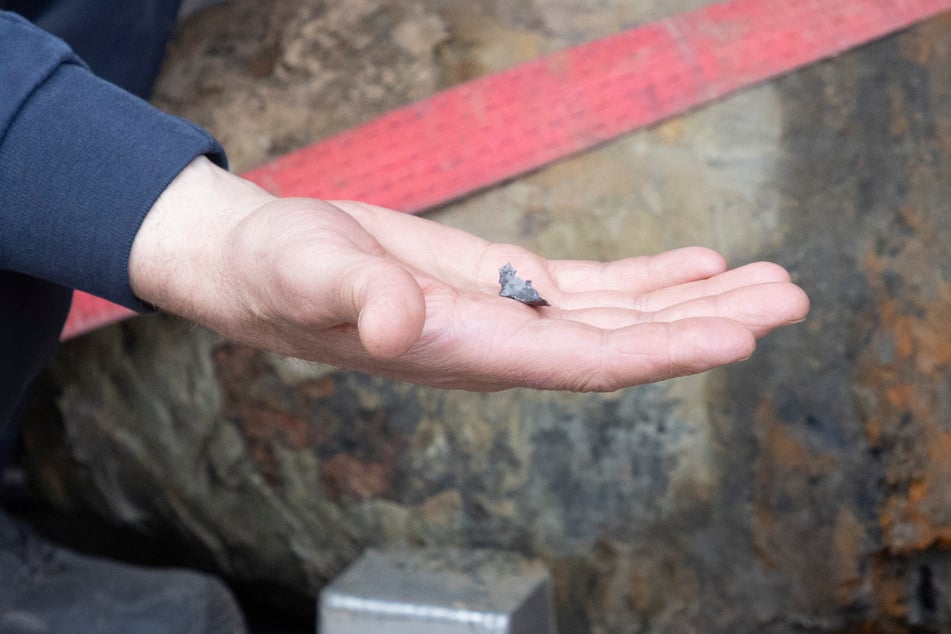 Vom Zünder selbst blieb nach der Sprengung nicht viel übrig.