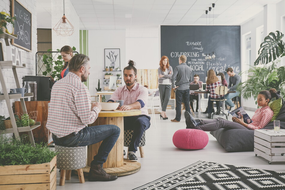 Coworking Spaces, also gemietete Gemeinschaftsbüros, sind Teil einer modernen Arbeitswelt.
