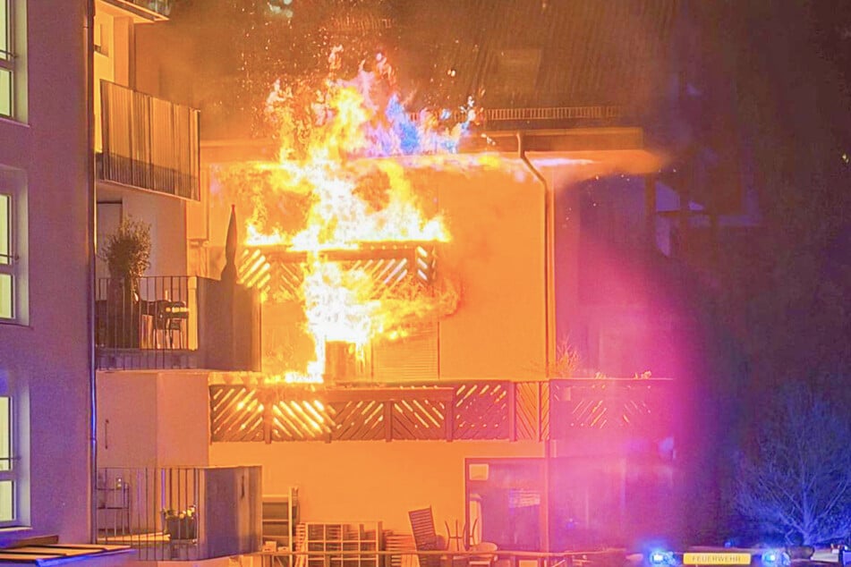 Die Wohnung, auf dessen Balkon, der Brand ausbrach, ist nicht mehr bewohnbar.