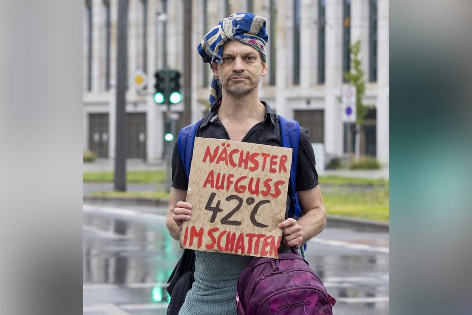 Auch der bekannte Klimaaktivist Christian Bläul (44) war vor Ort.