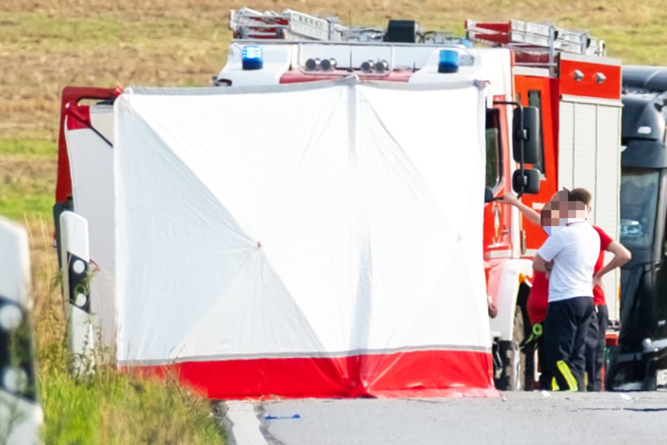 Nach einem tödlichen Motorrad-Unfall wurde die L3065 bei Otzberg im Odenwald voll gesperrt.