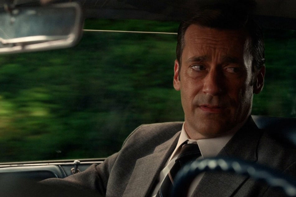 Jon Hamm as Don Draper in the TV series Mad Men.