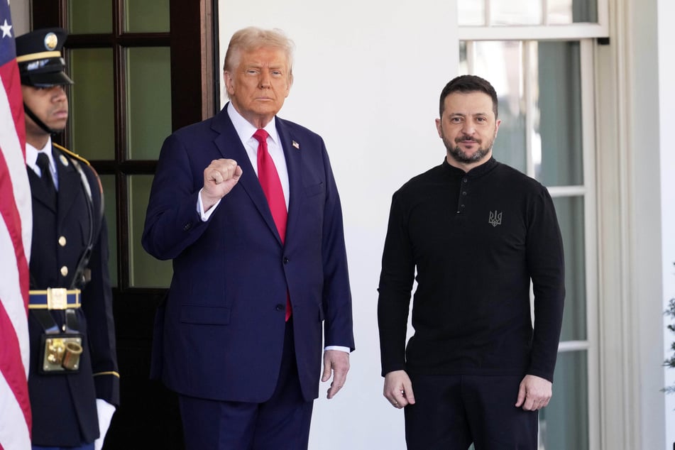 US-Präsident Donald Trump (79, l.) und der ukrainische Präsident Wolodymyr Selenskyj (47, r.) treffen sich am Freitag. (Archivbild)