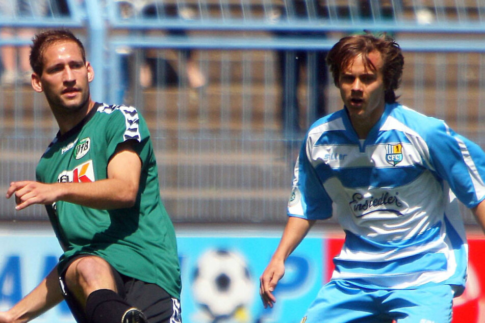 Vor knapp zehn Jahren spielte Chris Löwe (r.) mit Chemnitz letztmals gegen den VfB Lübeck. 0:0 hieß es im März 2011 an der Ostsee.