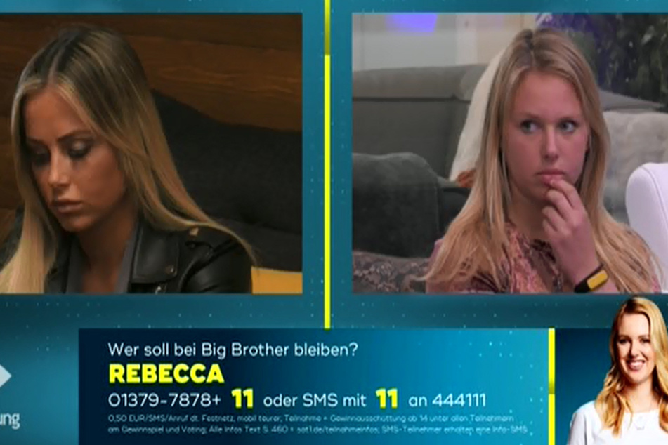Diese beiden standen auf der Exit-Liste: Jade (26, l.) und Rebecca (21). Für Jade hat es leider nicht gereicht. Sie ist raus!