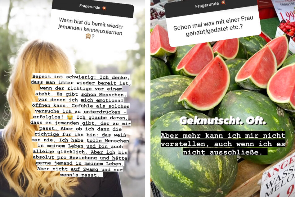 Josimelonie (28) beantwortete Fragen auf Instagram und räumte dabei ein, dass sie eine lesbische Affäre oder Beziehung nicht kategorisch ausschließt.