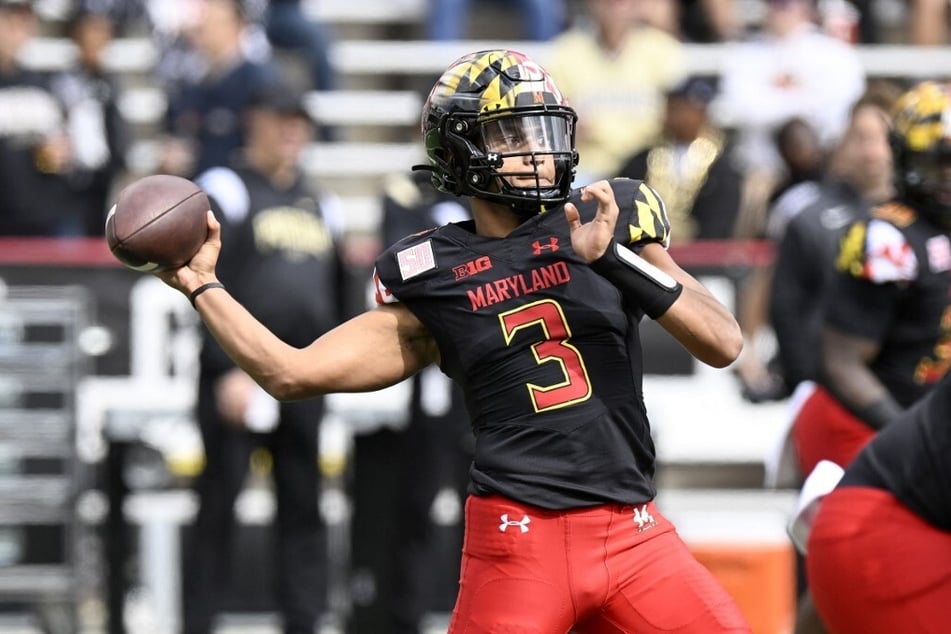 Maryland Terps' quarterback Taulia Tagovailoa may potentially miss Week 8 of the college football season due to an ongoing knee injury he is currently rehabing.