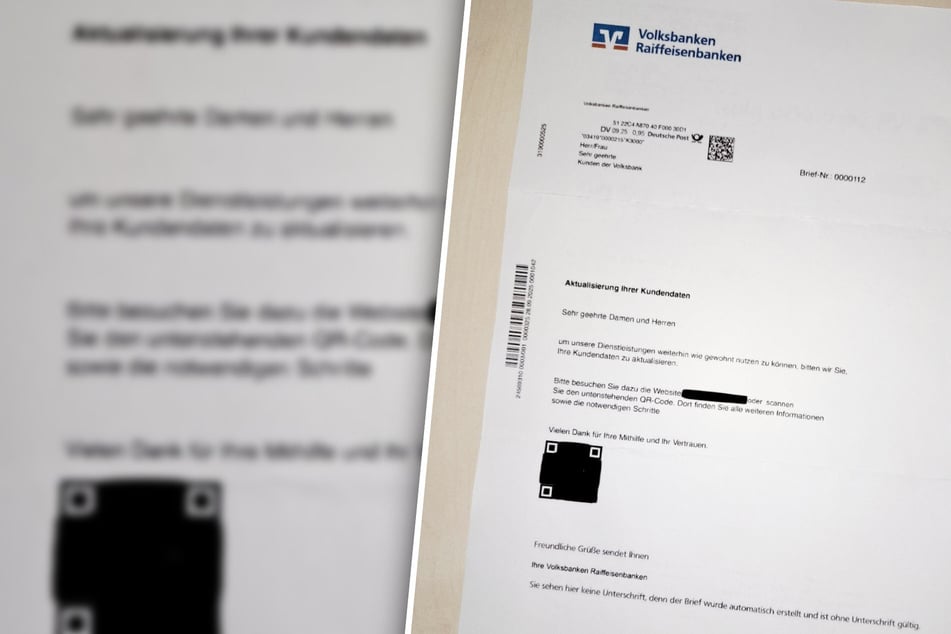 Polizei warnt! Falsche Volksbank-Schreiben verlangen Kundendaten