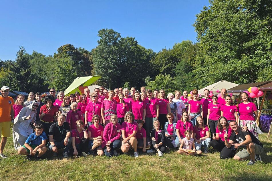Das Team des Kinderhospiz Bärenherz freute sich über die zahlreichen Besucher.