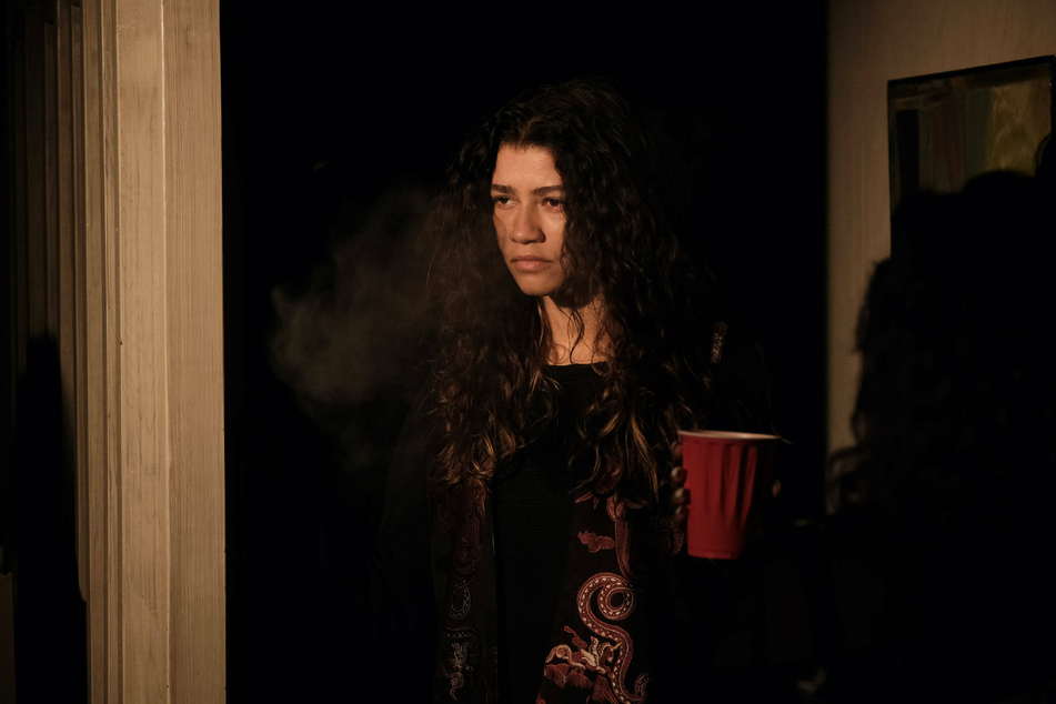 Rue, played by Zendaya, continues to lie to her family and friends about her addiction problems in the latest episode of Euphoria.