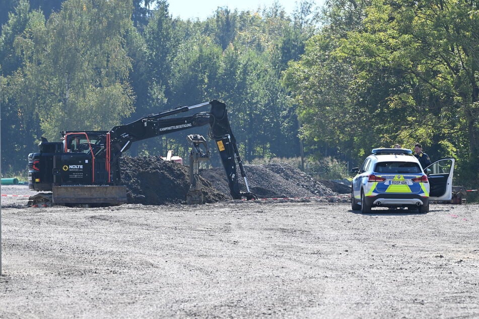Die Bombe wurde auf einer Baustelle gefunden.