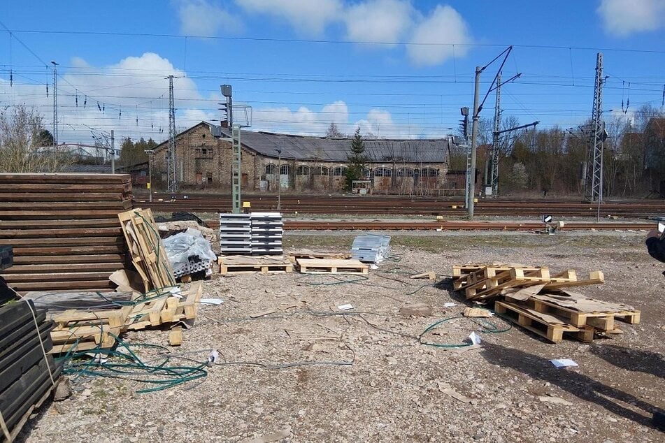 Die Diebe hatten Aluminium von der Bahnbaustelle entwendet.