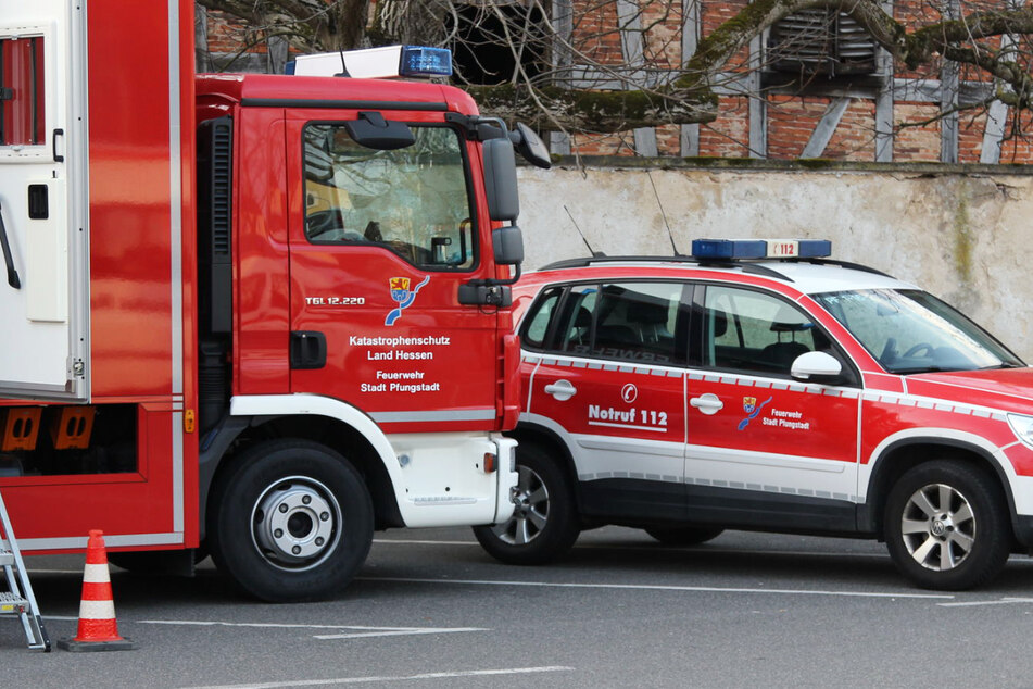 Rund 1100 Anwohner in Babenhausen-Harreshausen müssen ihre Häuser und Wohnungen verlassen.