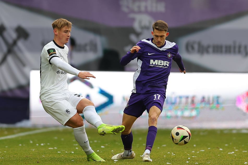 Florian Bähr (22, l.) war vom VfL Osnabrück an 1860 München ausgeliehen. Jetzt zieht es ihn zu 1899 Hoffenheim.