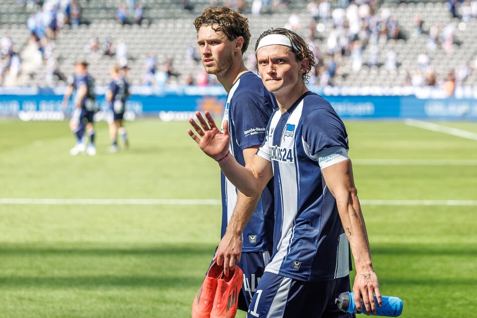 Fabi Reese (r.) und die Hertha wollen heute in Münster bestehen und in die zweite Runde einziehen.