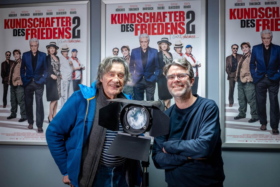 Winfried Glatzeder (79) und Robert Thalheim (50)