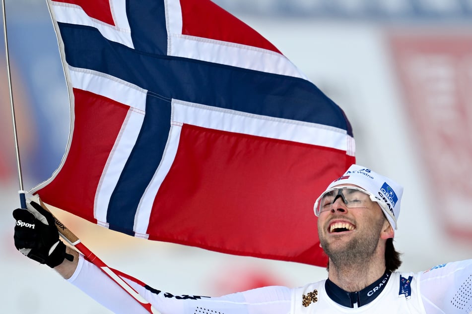 Norwegens Super-Kombinierer Jarl Magnus Riiber (27) gewann Gold.