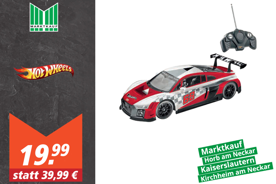 Hot Wheels RC Audi R8 für 19,99 Euro