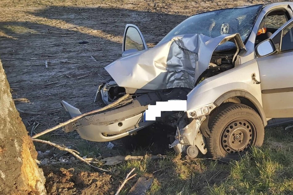 Auto kommt von der Straße ab und kracht gegen einen Baum: Fahrer stirbt noch am Unfallort