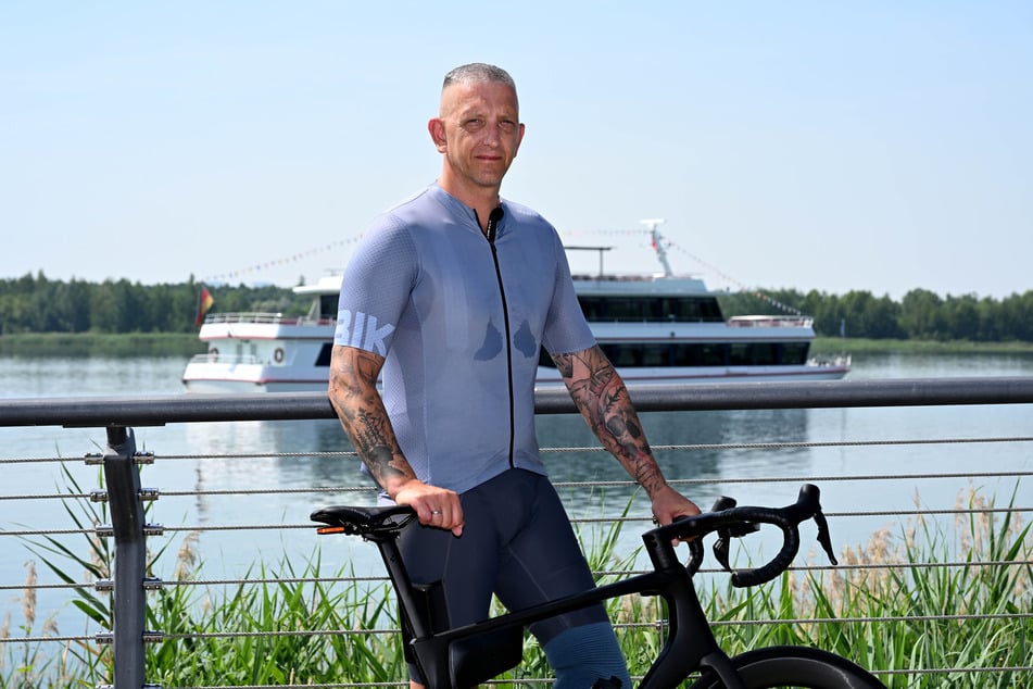 Einen Lieblingssee hat Michael Potschek (46) nicht. Die Strecken rund um das Leipziger Neuseenland eignen sich alle gut.