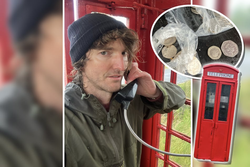 Mann fährt 2700 Kilometer, um eine Telefonzelle zu retten