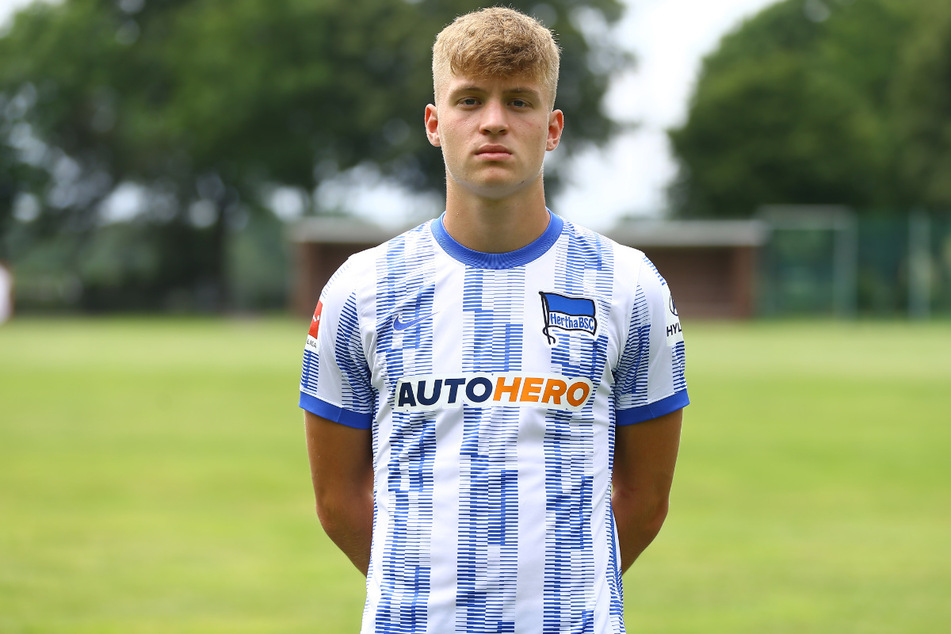 Luca Netz (18) galt bei Hertha BSC als das hoffnungsvollste Talent, wechselte im Sommer aber zu Borussia Mönchengladbach.