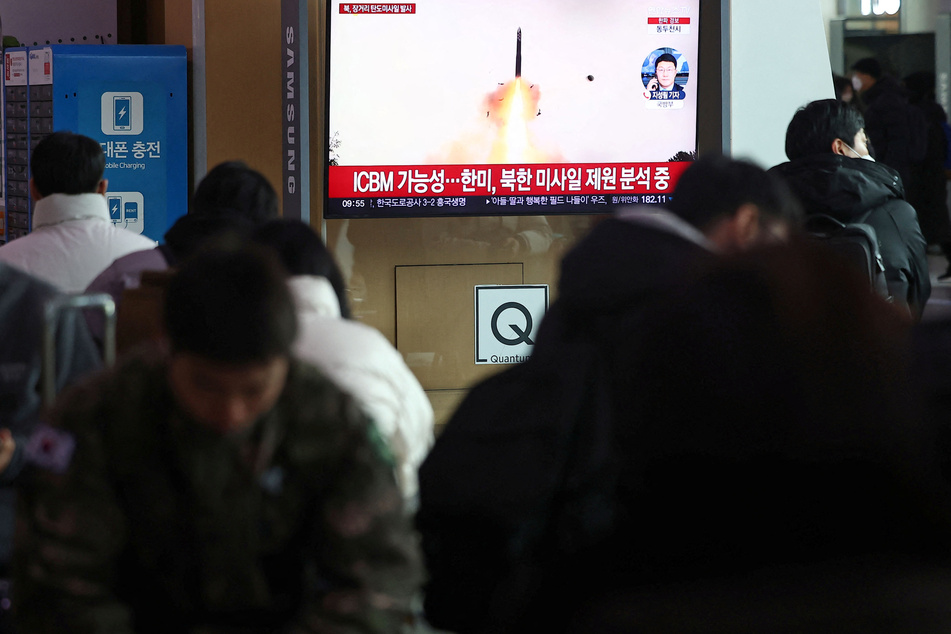 North Korea on Monday tested an intercontinental ballistic missile with a range that has the potential to reach the US.