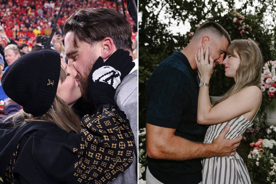 Taylor Swift and Travis Kelce announced their engagement on Tuesday after two years of dating.