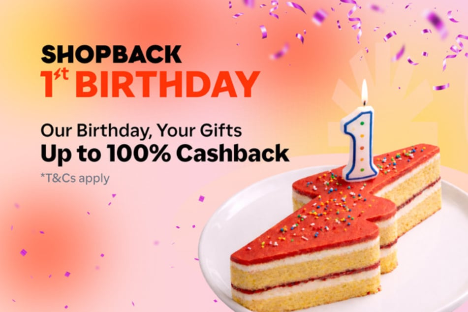 Celebrate with ShopBack and get increased Cashback during Birthday Week through April 30.