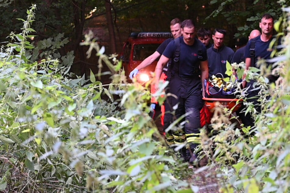 Mitten im Wald: Junge stürzt mit Mountainbike und verletzt sich