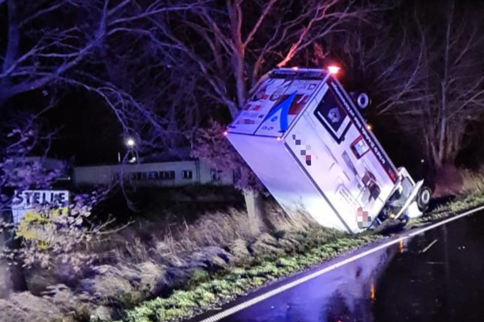 Der Fahrer wurde glücklicherweise nur leicht verletzt.