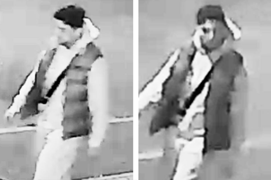 Der gesuchte Tatverdächtige wurde von einer Überwachungskamera gefilmt: Wer erkennt diesen Mann?