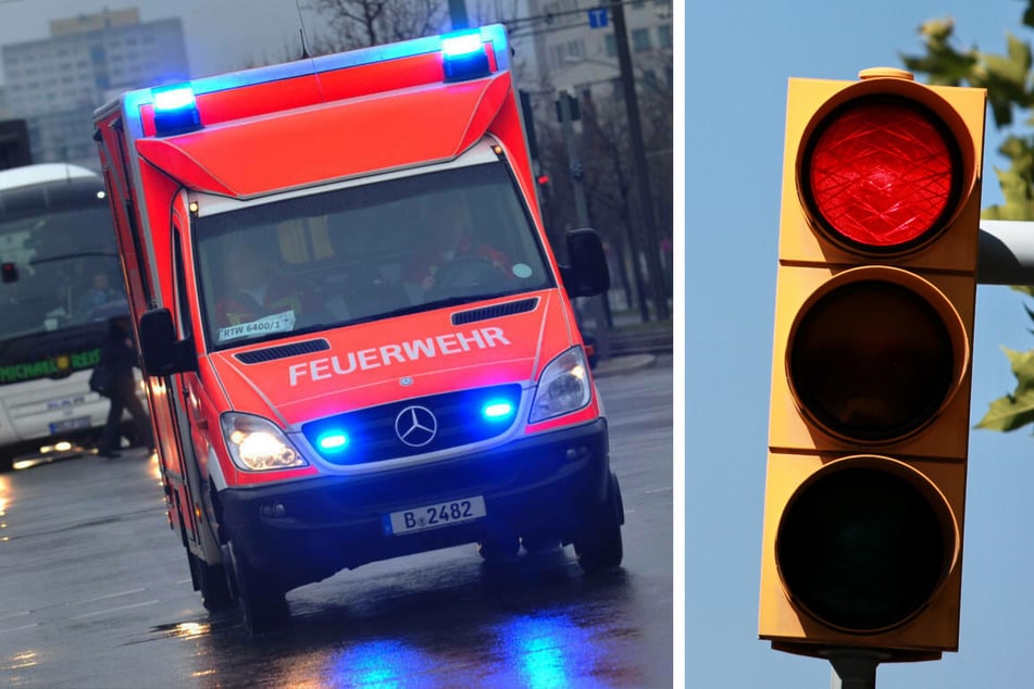 Vater fährt bei Rot über die Ampel: Vierjährige Tochter schwer verletzt!