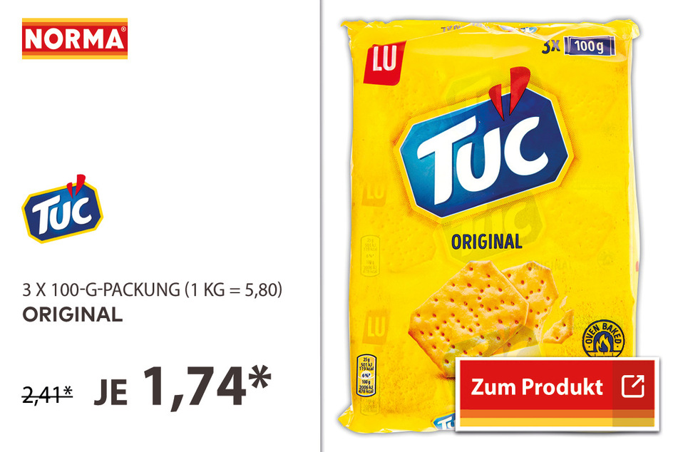 Tuc Original für 1,74 Euro.