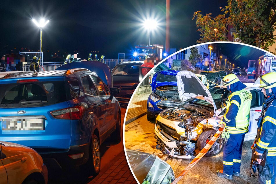 Überholmanöver geht schief: Acht Fahrzeuge in Bad Schandau beschädigt