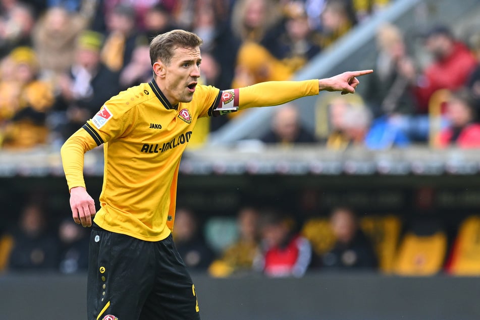 Niklas Hauptmann droht bei einer Gelben Karte die Sperre für die kommende Begegnung in Nürnberg.