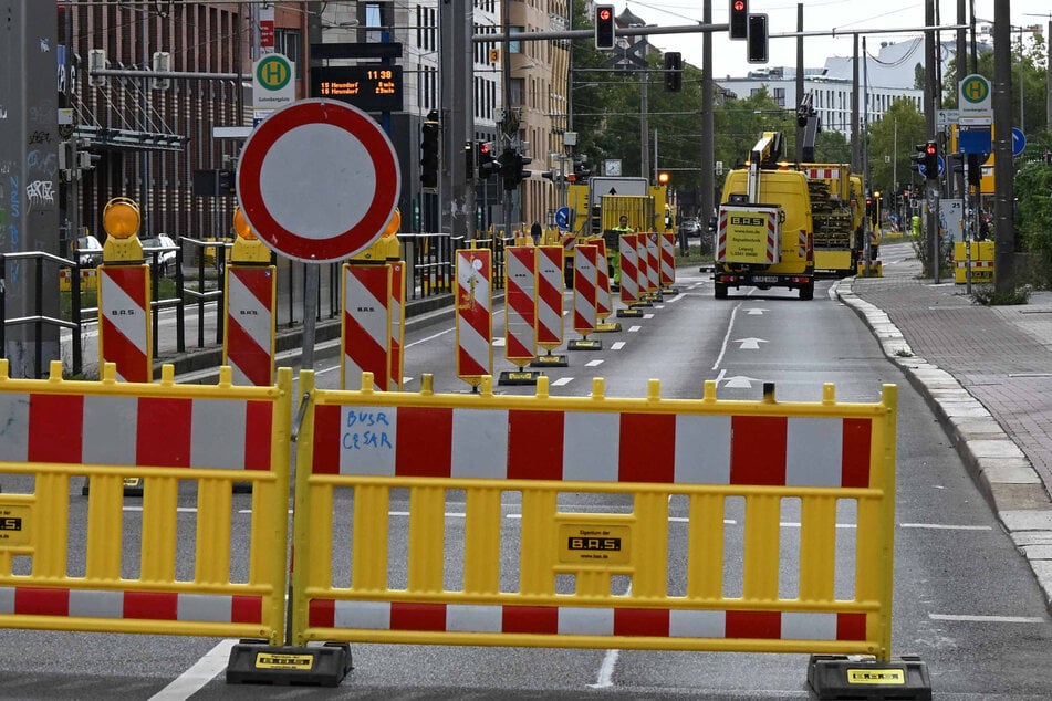 Bauarbeiten bis Mitte Dezember: Vorsicht, Staufalle Prager Straße!