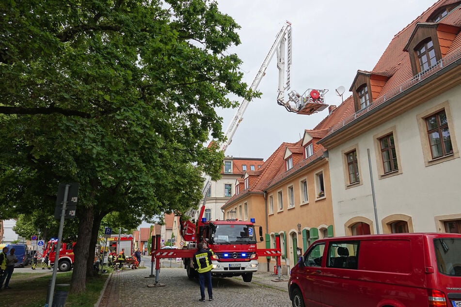 In einer Wohnung am "Gradsteg" kam es wohl aufgrund eines angefeuerten Ofens zu einer Rauchentwicklung.