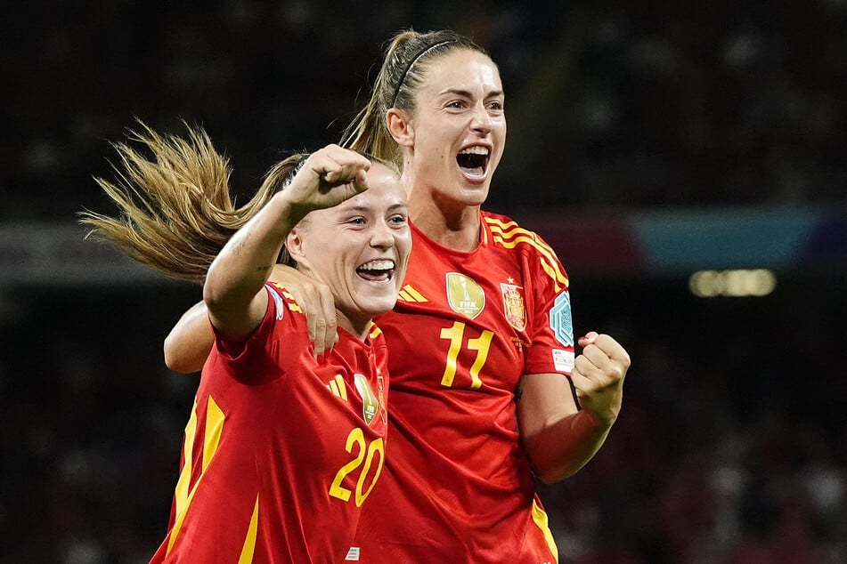 Auf diese beiden Spanierinnen wird die deutsche Defensive am Mittwochabend ein besonderes Auge werfen müssen: Claudia Pina (23, l.) und Alexia Putellas (31).