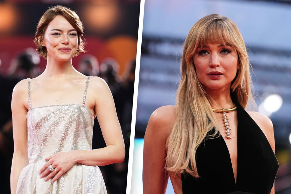 Es wird richtig schweinisch: Jennifer Lawrence und Emma Stone drehen ersten Film zusammen