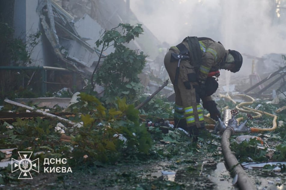 Ukraine-Krieg: Massiver Drohnenangriff auf Kiew
