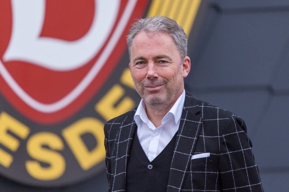 Jürgen Wehlend bei seiner Vorstellung als kaufmännischer Geschäftsführer von Dynamo. Der 55-Jährige ist gebürtiger Dresdner und kehrt jetzt in seine Heimatstadt zurück.
