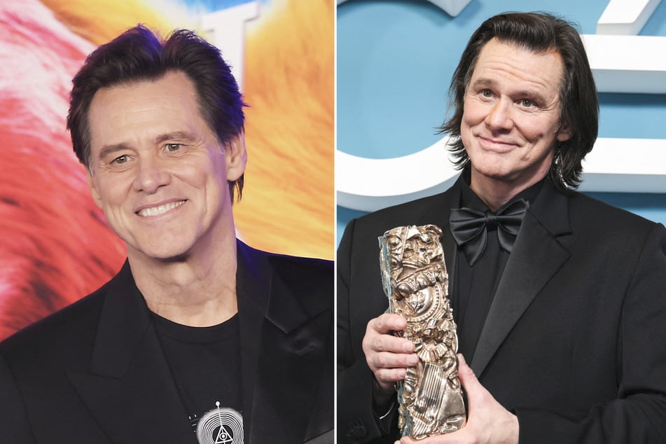 Der Hollywood-Star Jim Carrey (64) zeigt sich im Vergleich zu 2024 (r.) deutlich verändert.