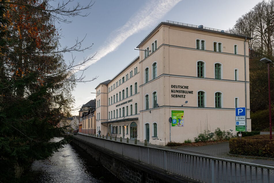 Sachsens letzte und einzige Kunstblumenfabrik: Die Manufaktur "Deutsche Kunstblume Sebnitz" steht am Neustädter Weg direkt an der Sebnitz.