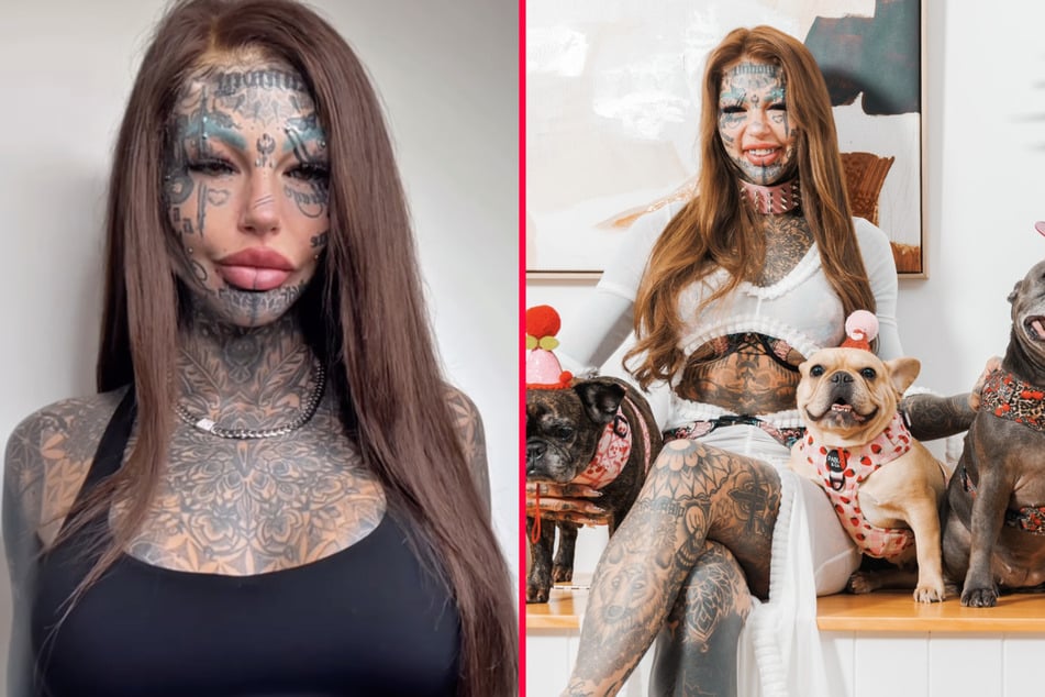 Ink addict adult star reveals shocking tattoo in intimate area
