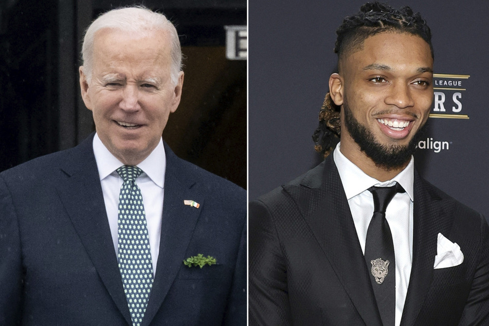 Joe Biden hails Damar Hamlin as Bills star continues campaign with White  House visit