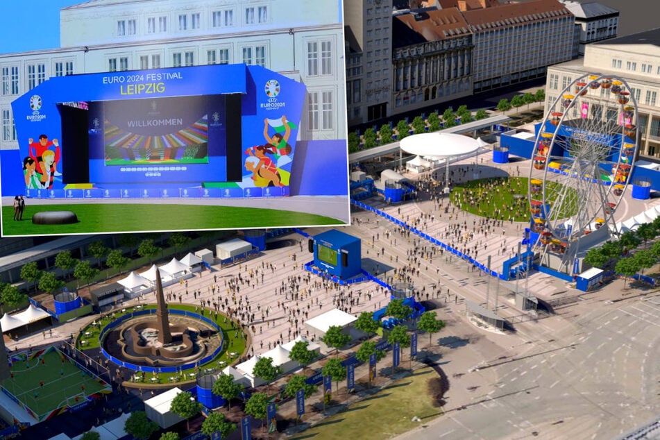 Leipzig: EM 2024 in Leipzig: So wird der Augustusplatz im Sommer aussehen