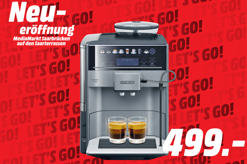 Siemens-Kaffeevollautomat für 499 Euro.